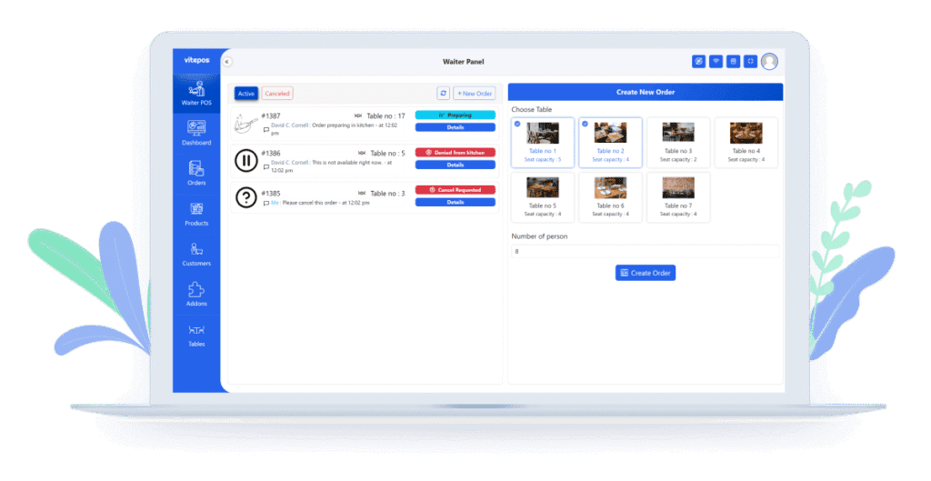 WebPOSz - Restaraunt Billing Software with Waiter Panel
